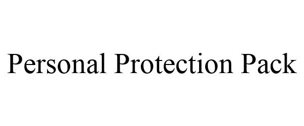 Trademark Logo PERSONAL PROTECTION PACK