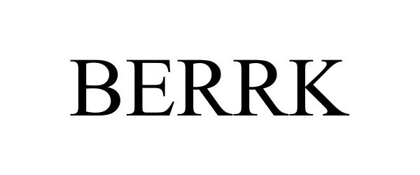 Trademark Logo BERRK