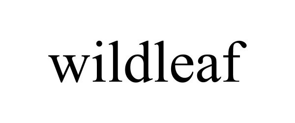 Trademark Logo WILDLEAF