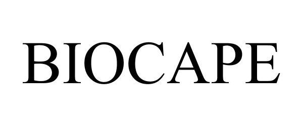 Trademark Logo BIOCAPE