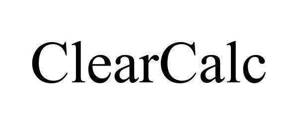 Trademark Logo CLEARCALC