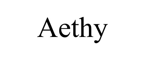 Trademark Logo AETHY
