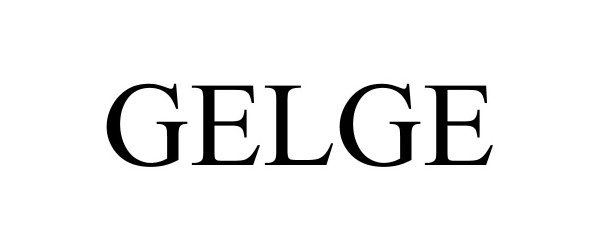 Trademark Logo GELGE