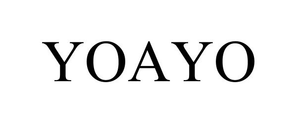 Trademark Logo YOAYO