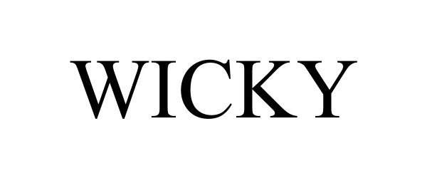Trademark Logo WICKY