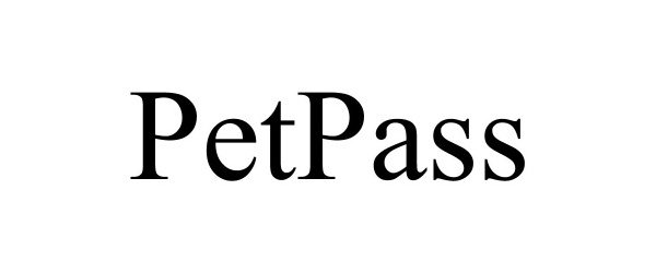 Trademark Logo PETPASS