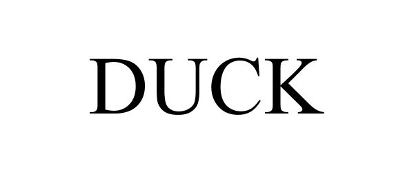 Trademark Logo DUCK