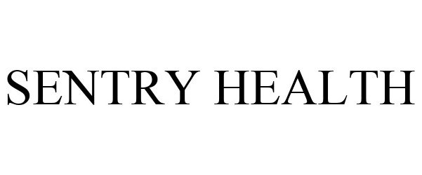 Trademark Logo SENTRY HEALTH