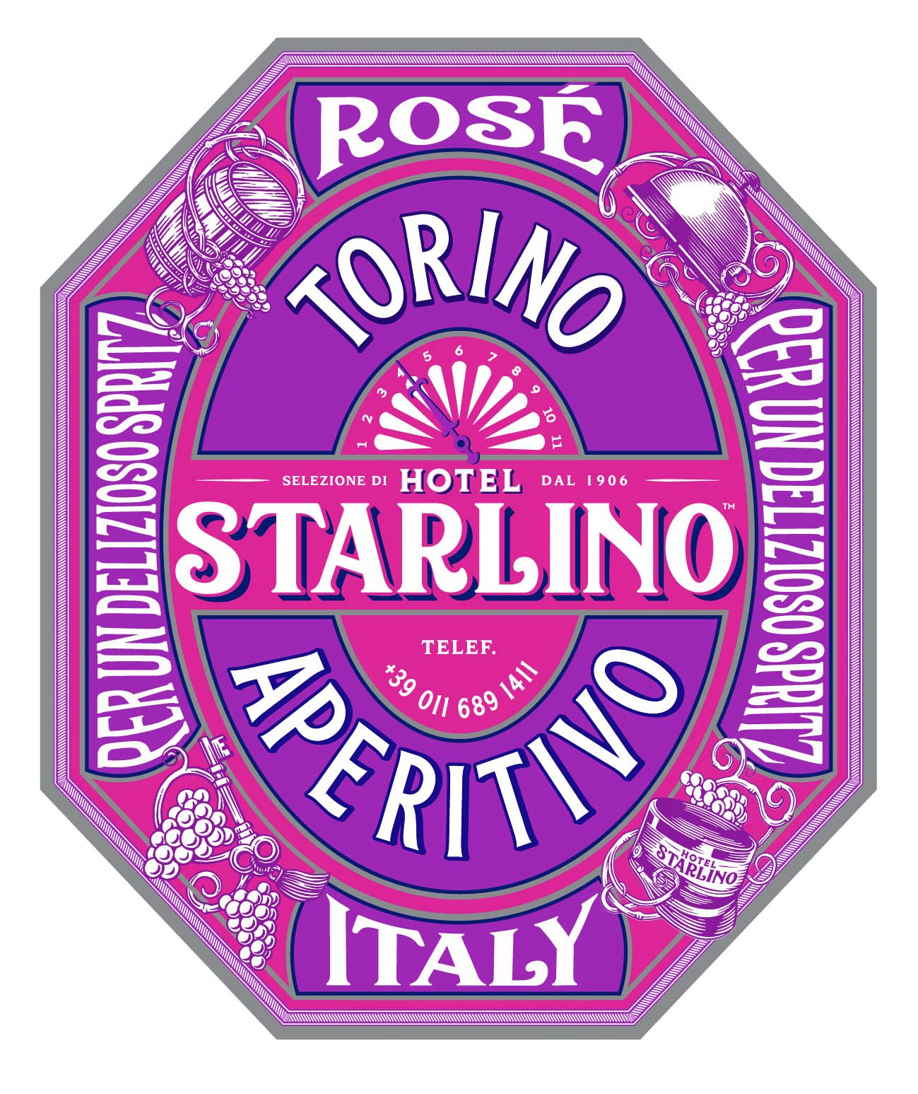  HOTEL STARLINO SELEZIONE DI DAL 1906 1 2 3 4 5 6 7 8 9 10 11 TELEF. +39 011 689 1411 TORINO APERITIVO ROSÃ ITALY PER UN DELIZIO