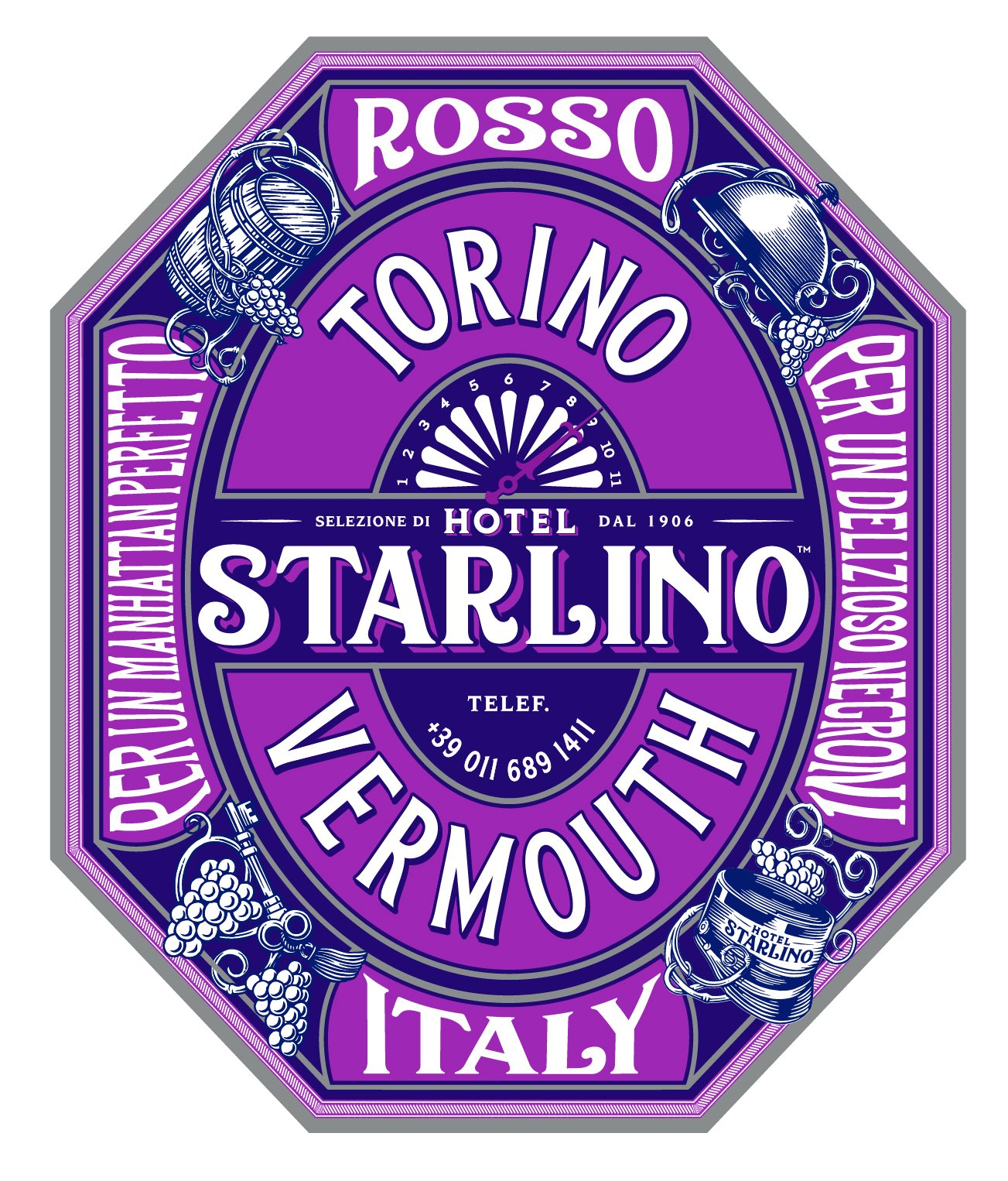  HOTEL STARLINO SELEZIONE DI DAL 1906 1 2 3 4 5 6 7 8 9 10 11 TELEF. +39 011 689 1411 TORINO VERMOUTH ROSSO ITALY PER UN MANHATTAN PERFETTO