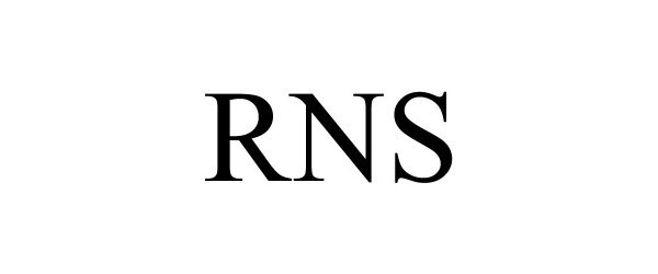 Trademark Logo RNS