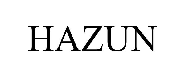 Trademark Logo HAZUN