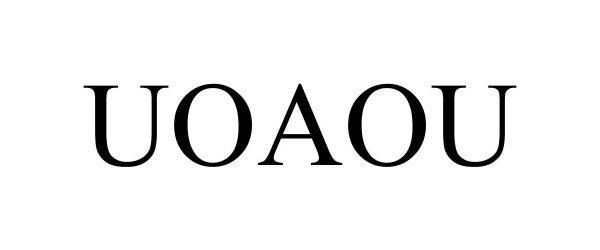 Trademark Logo UOAOU