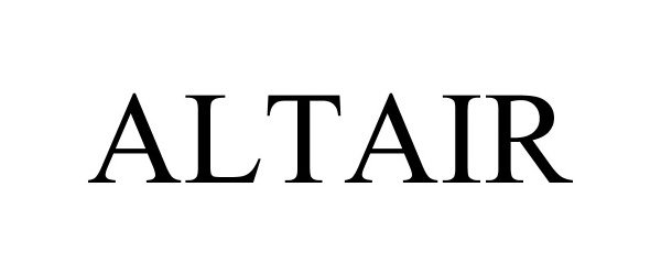 Trademark Logo ALTAIR