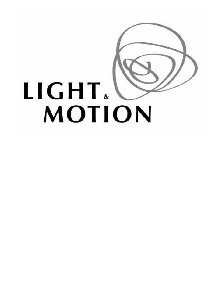  LIGHT &amp; MOTION
