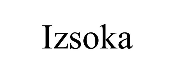 Trademark Logo IZSOKA