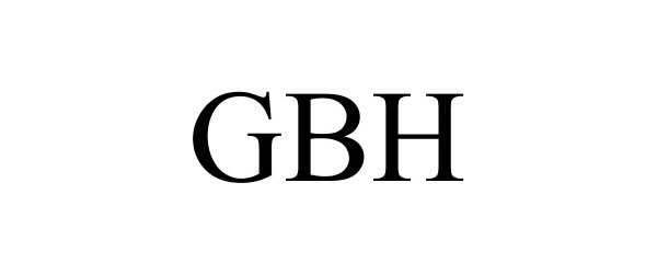 Trademark Logo GBH