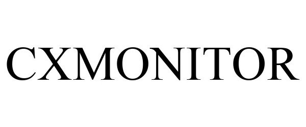 Trademark Logo CXMONITOR