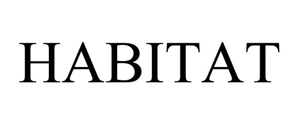 Trademark Logo HABITAT