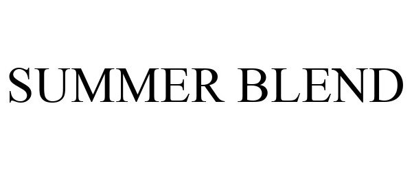 Trademark Logo SUMMER BLEND