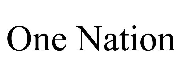 Trademark Logo ONE NATION