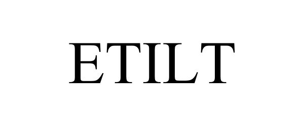 Trademark Logo ETILT