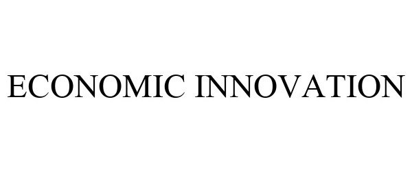 Trademark Logo ECONOMIC INNOVATION