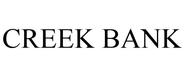  CREEK BANK