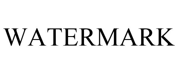 Trademark Logo WATERMARK