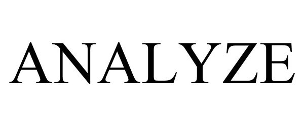Trademark Logo ANALYZE