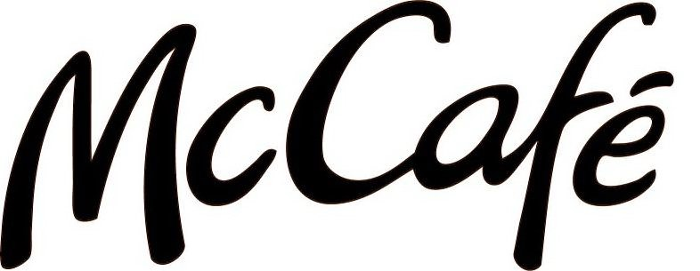  MCCAFE IN SCRIPT LETTERS WITH AN ACCENT ON THE LETTER E