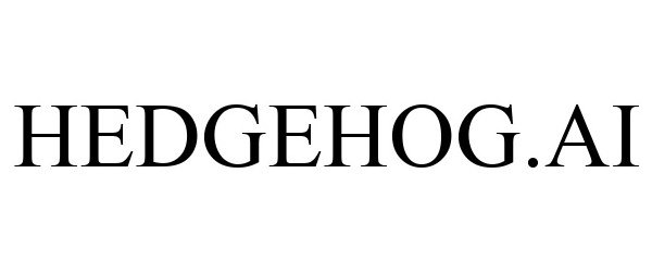 Trademark Logo HEDGEHOG.AI