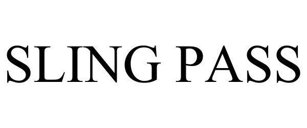 Trademark Logo SLING PASS
