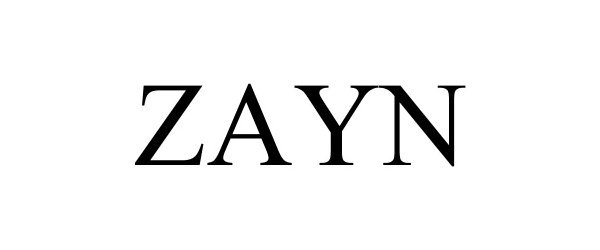 Trademark Logo ZAYN