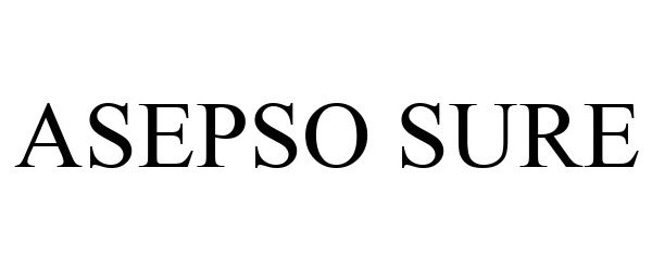 Trademark Logo ASEPSO SURE