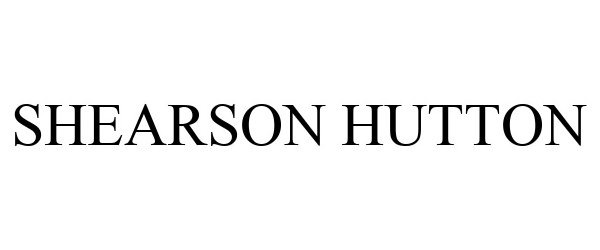 SHEARSON HUTTON - Shearson Financial Services, Llc Trademark Registration