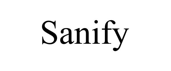 Trademark Logo SANIFY