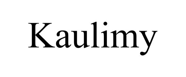 Trademark Logo KAULIMY