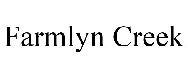 Trademark Logo FARMLYN CREEK