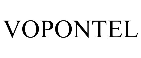 Trademark Logo VOPONTEL