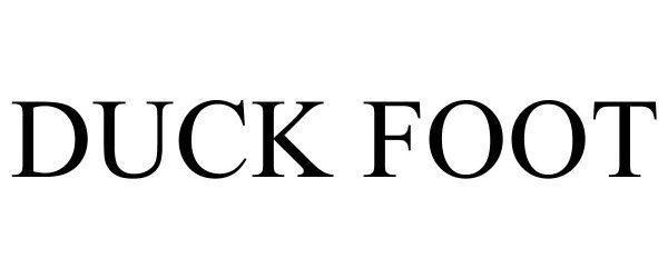 Trademark Logo DUCK FOOT