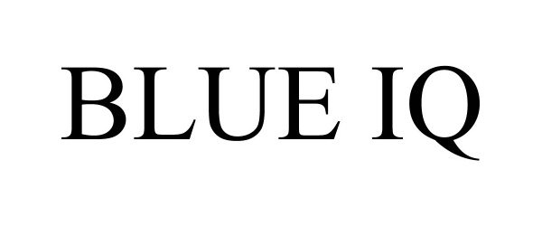 Trademark Logo BLUE IQ