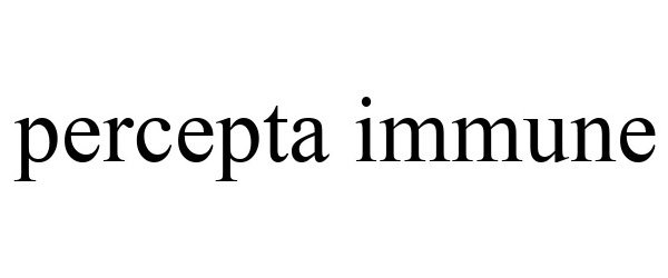 Trademark Logo PERCEPTA IMMUNE