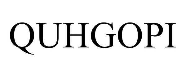 Trademark Logo QUHGOPI