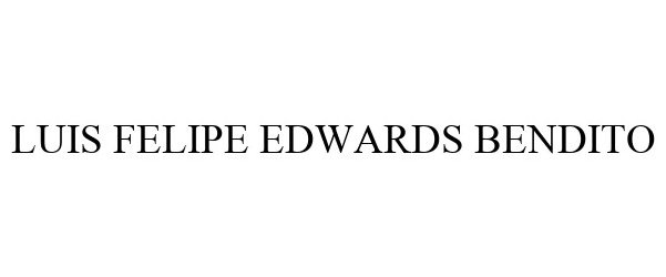 Trademark Logo LUIS FELIPE EDWARDS BENDITO