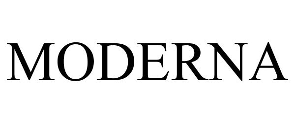 Trademark Logo MODERNA