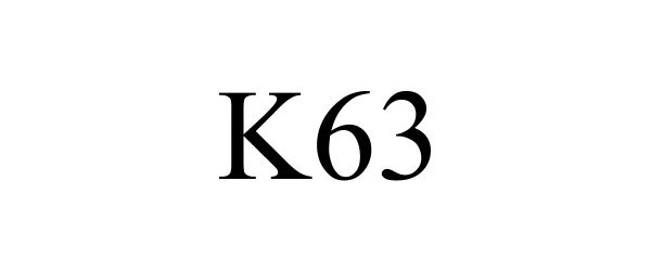 Trademark Logo K63