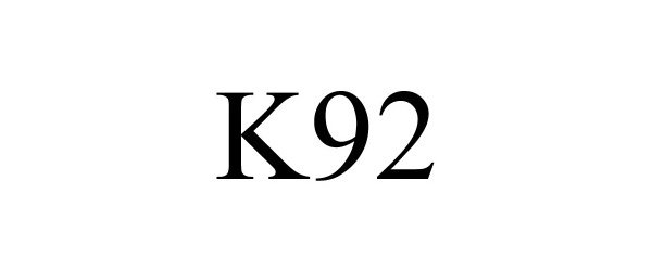Trademark Logo K92