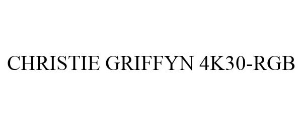 CHRISTIE GRIFFYN 4K30-RGB