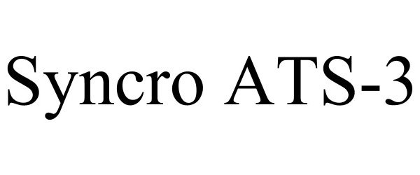 Trademark Logo SYNCRO ATS-3